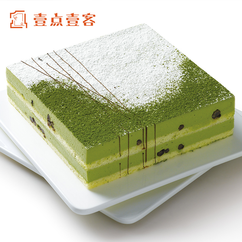 壹点壹客抹茶红豆慕斯经典生日蛋糕下午茶点心深圳配送 1磅