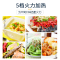 美的(Midea) 微波炉 21升家用 360°转盘加热 旋钮操控 精准控温 五档火力 易清洁内胆 M1-211A