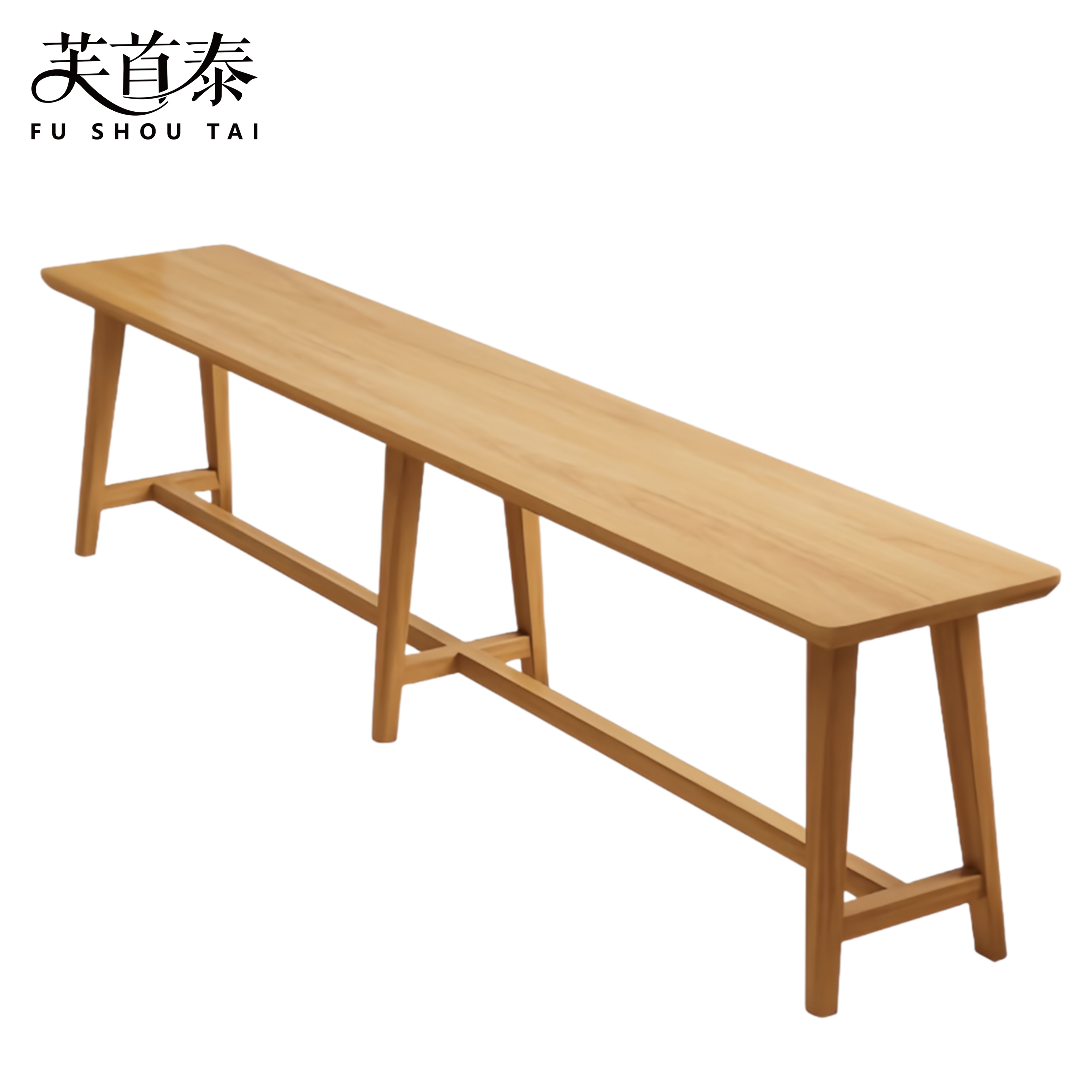 芙首泰吧台桌2600*400*750mm张高清大图