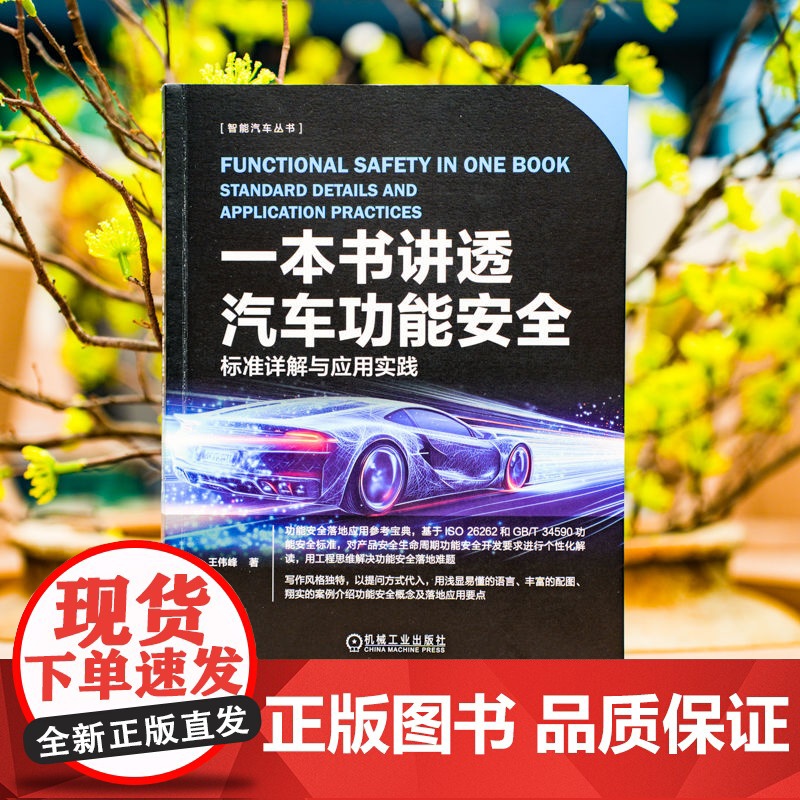 套装 一本书讲透汽车功能安全+读懂智能汽车安全+智能汽车软体功能安全 全3册 iso26262 安全架构分析 汽车功