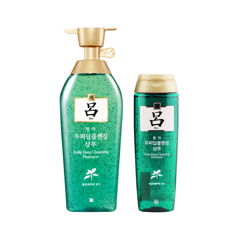 Ryo吕 绿吕 深层洁净头皮去屑洗发水套装(450ml+180ml)去屑控油