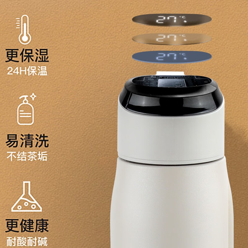 英麦斯厨具(INMINDS)摇摇暖手保温杯 珍珠白Y2116BWB