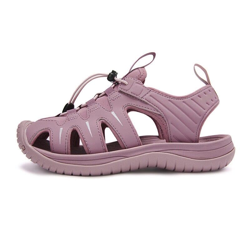 探路者包头沙滩鞋女士户外包头洞洞凉鞋春夏季户外防滑耐磨超轻便软底旅行休闲涉水织带运动凉鞋图片