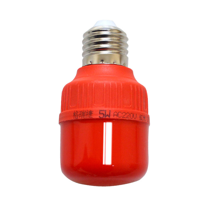 格瑞捷 LED红灯泡 5W 只高清大图