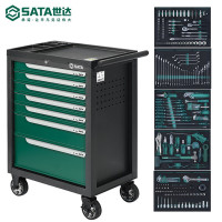 世达（SATA）09947 239件德系车品牌汽车维修机修组套（含七抽工具车） 预订款 德系车机修组套 含工具车