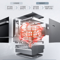 华帝(vatti)JWV8-H5X 8套大容量嵌入式洗碗机 天镜系列洗消烘存一体 智能热风烘干 家用多功能6大智慧洗模式