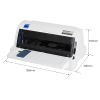 爱普生(EPSON) LQ-615KII 82列平推针式打印机税控发票平推票据快递发货单连打替代615K 610K