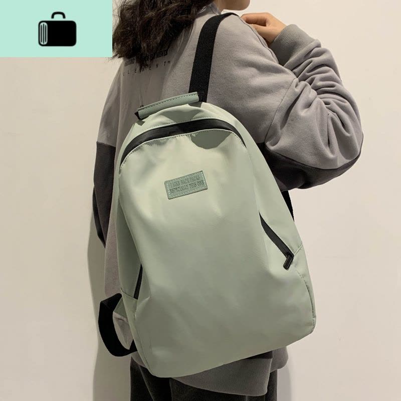 书包女ins风韩版高中原宿大容量电脑背包学生双肩包女旅行防水包NEW LAKE图片