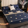 加厚床笠单件床罩夹棉透气防滑套全包床垫套保护套1.8m床套_508 200x220cm【单件床笠】 夹棉加厚款-宠物狗