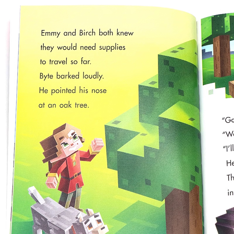 我的世界 5册 [正版]Minecraft Young Readers Level 2 我的世界分级读物2级5册 进口英