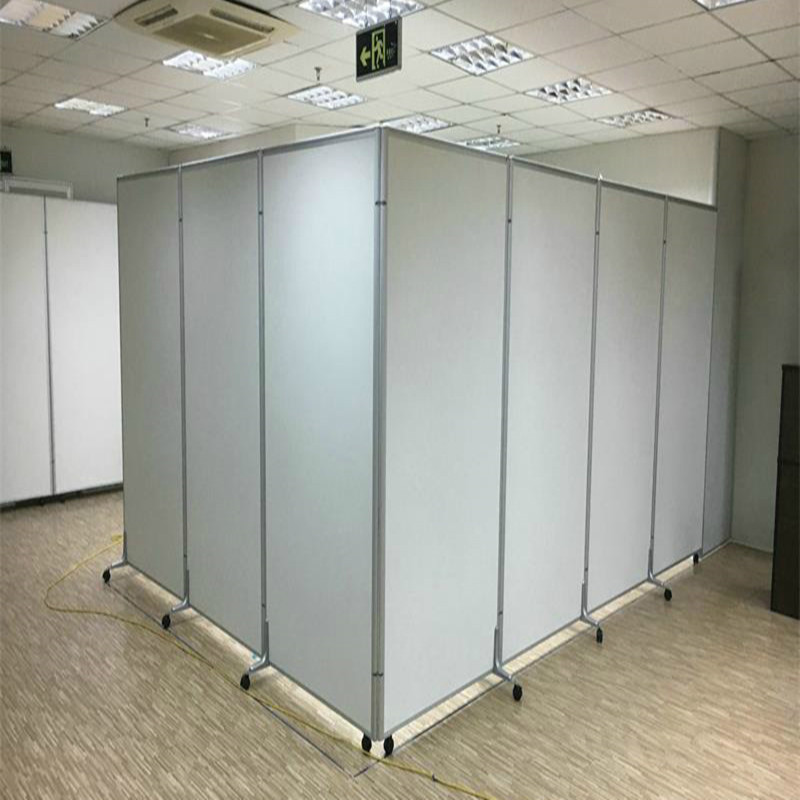 家保利定制移动折叠活动屏风隔断2扇款 45*180cm/扇 铝合金边框,中间配木板