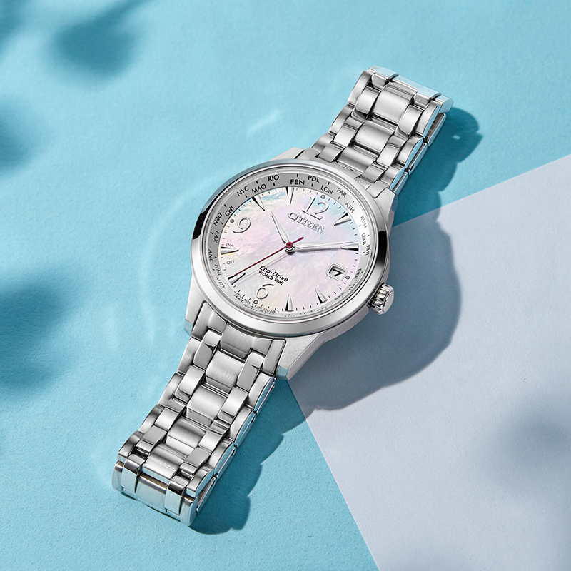 西铁城(CITIZEN)商务时尚女表 FC8000-55D