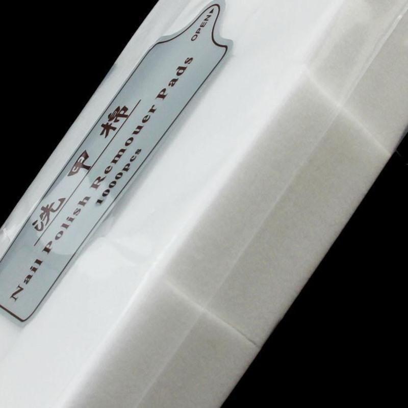 美甲硬质美甲棉洗甲棉洗甲巾擦洗封层胶光疗胶指甲油专用棉布 软质洗甲棉(600片装)1包