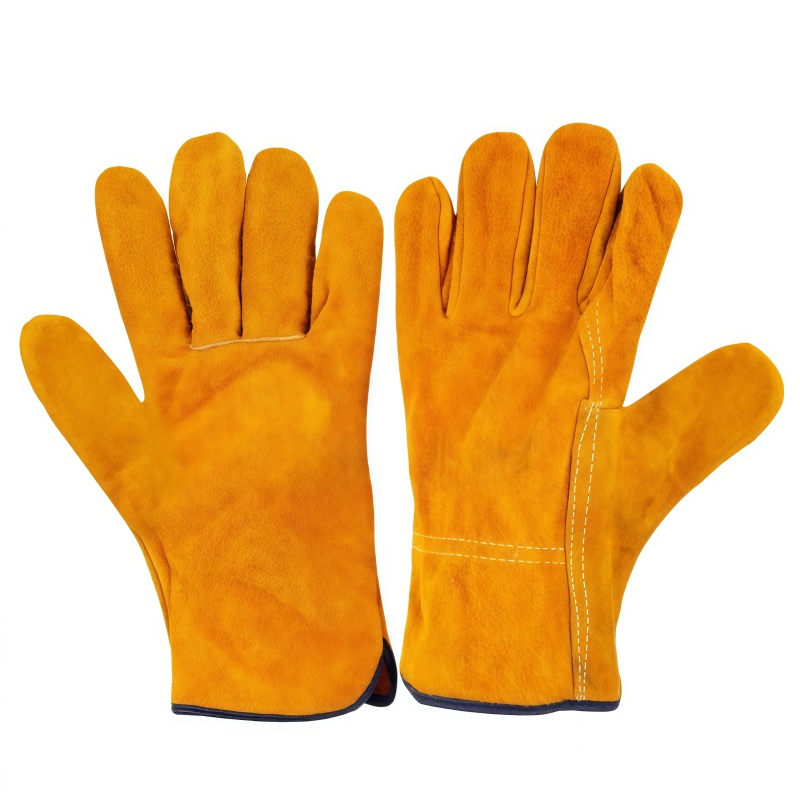 铁洋 电焊手套 牛皮短款25.5CM 双高清大图