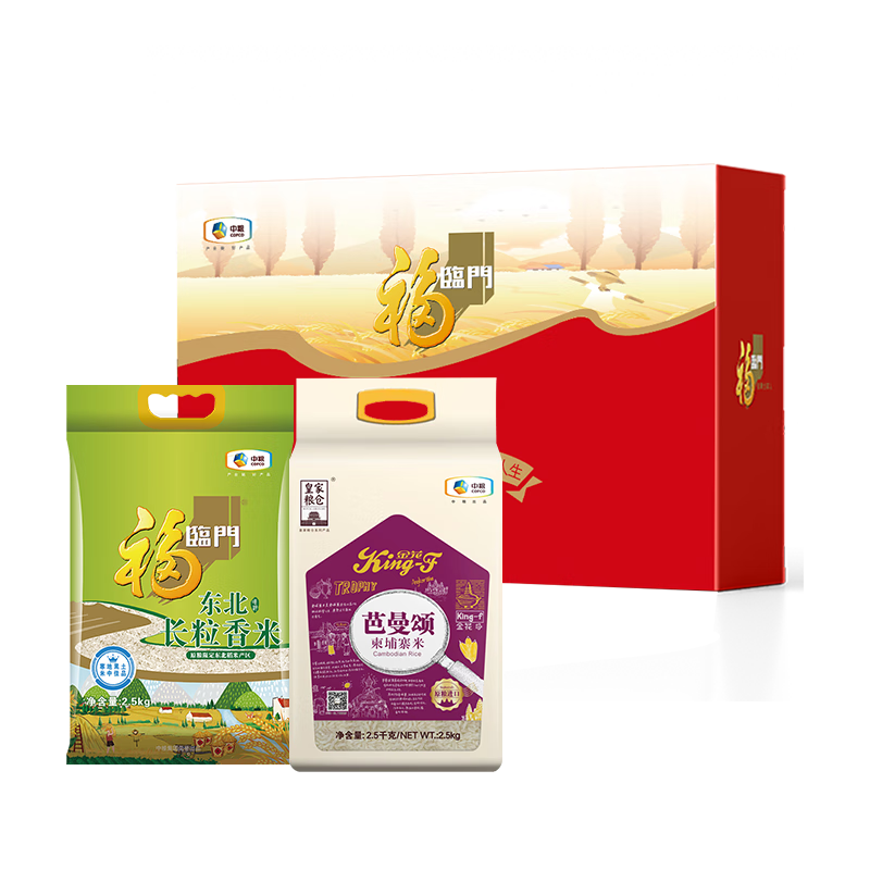 中粮福临门滋养米礼盒(新)5kg