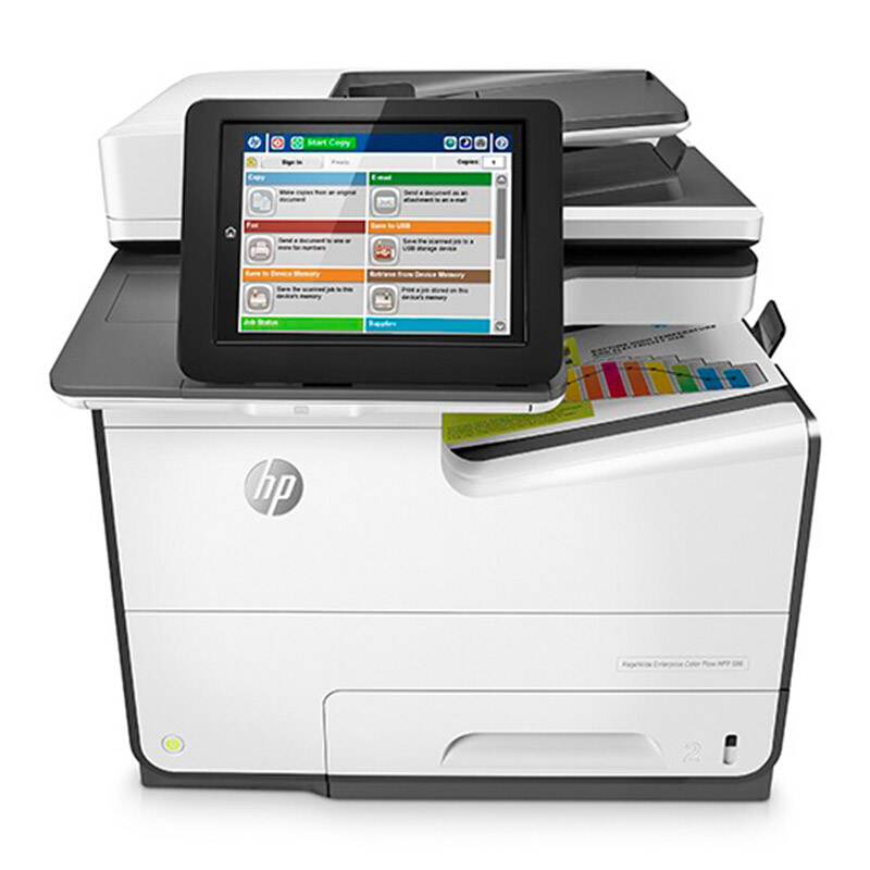 惠普(HP) PageWide Enterprise Color 586dn 企业级彩色页宽多功能一体机高清大图
