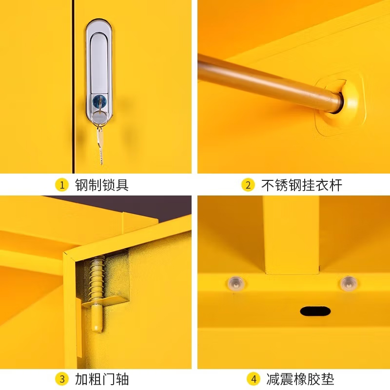 华都HDWZ-04R 红1.2米物资应急柜华都应急物资存放柜防汛设备柜紧急救援器材防护品储存柜户外柜铁皮柜高清大图
