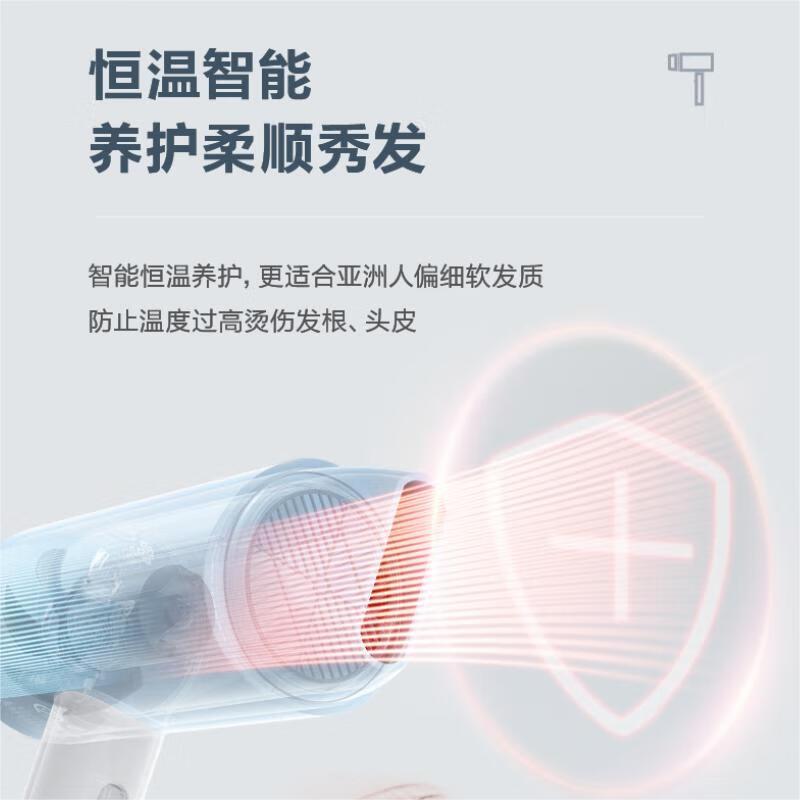 美的(Midea) 千万负离子护发电吹风 家用速干吹风机 大功率恒温低噪 MB-AJ0202晴天白云