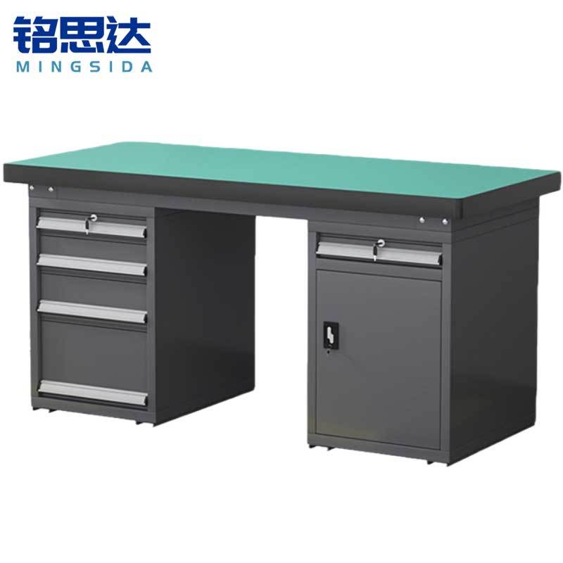 铭思达钳工操作台1.5米五抽一门张高清大图