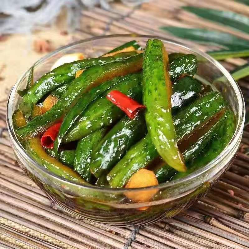 赛卡伊 手工腌黄瓜农家自制脆甜黄瓜咸菜酱黄瓜即食开胃下饭菜爽口
