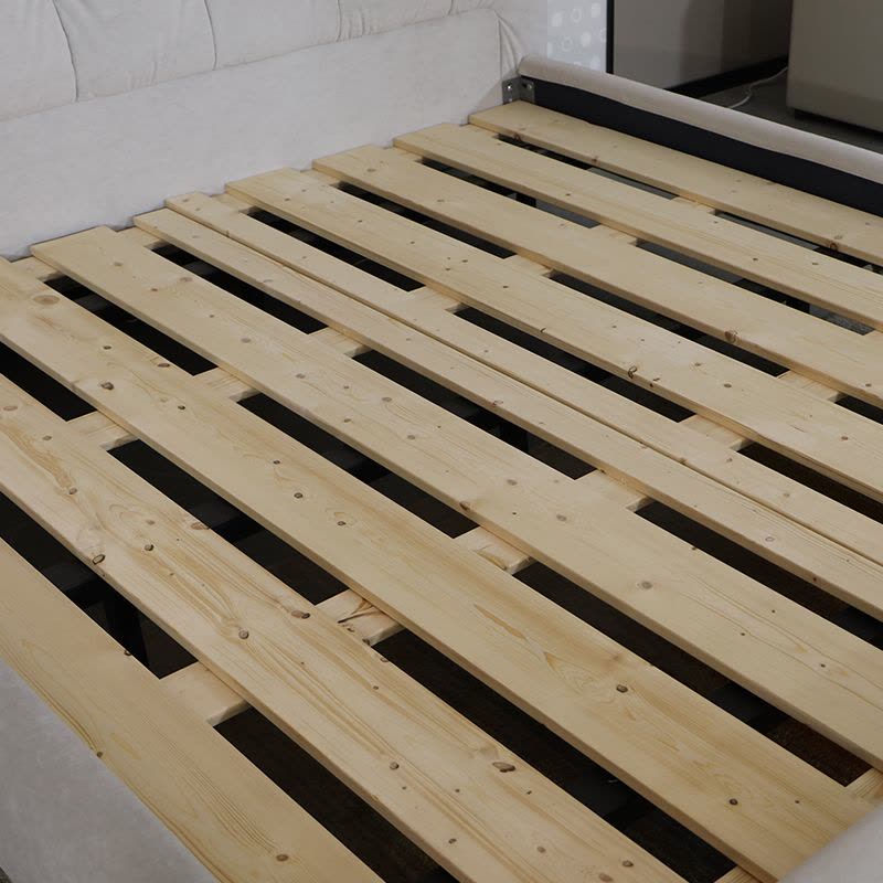 好风景家居现代简约款科技布面料 床质感柔美细腻亲肤透气小户型双人主卧1.5m1.8m图片