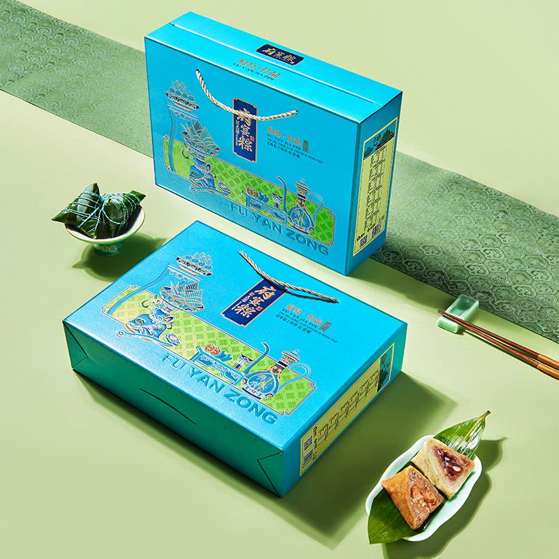 鲜品屋-1.095kg府宴•佳品端午粽子鸭蛋礼盒臻味端午鲜品屋图片