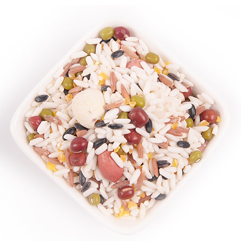 绿帝八宝粥饱满圆润大小均匀自然清香绵密可口多重搭配460g高清大图