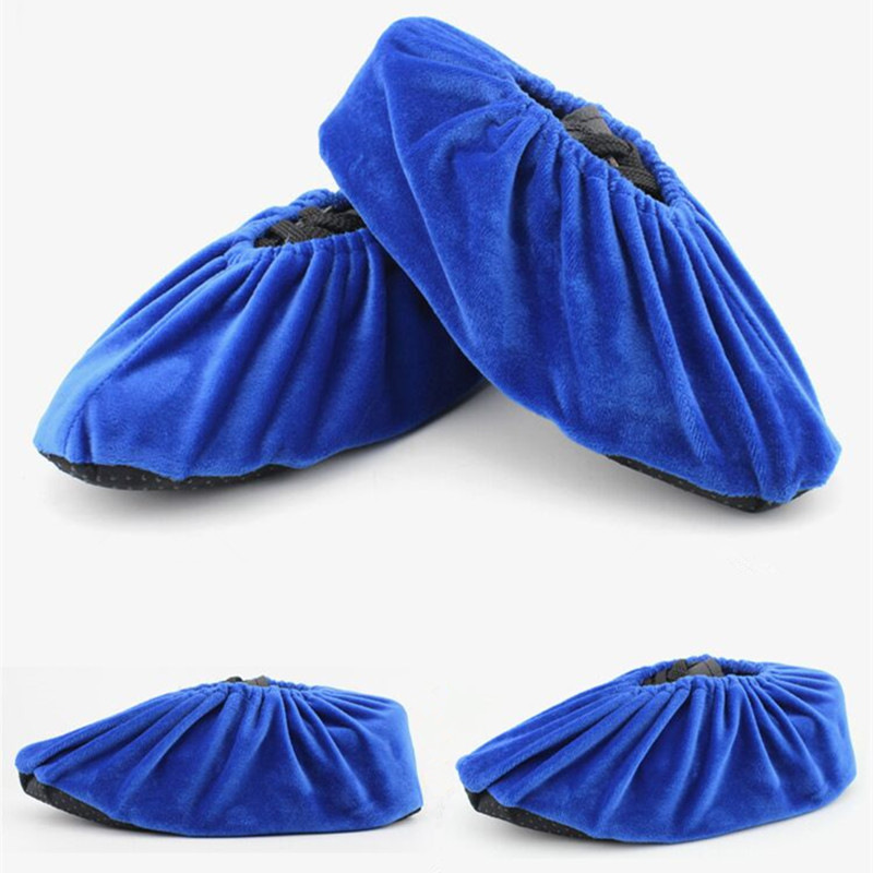 绒布鞋套 灰色 均码 5双装高清大图