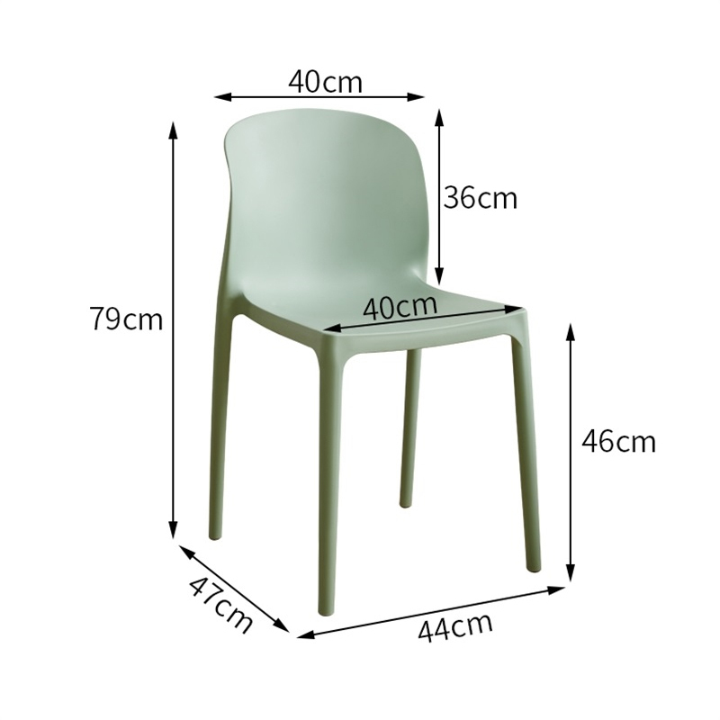 鑫环境塑料椅子靠背凳子加厚家用可叠放北欧餐桌椅现代简约收妆椅