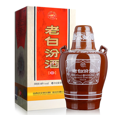【苏宁超市】汾酒 老白汾10年 45度 475ml 单瓶装 清香型白酒（新老包装随机发货）