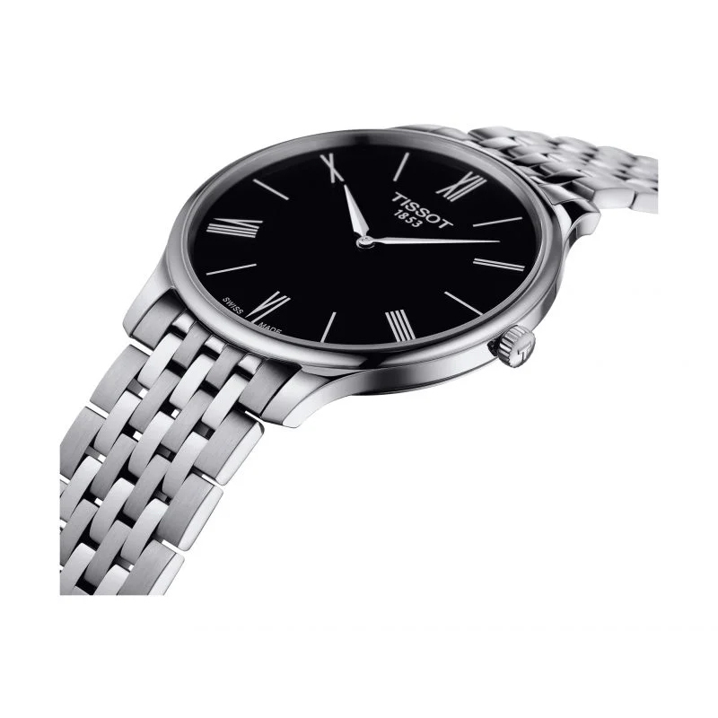 天梭tissot男士手表俊雅系列商务休闲简约时尚复古文艺男士石英表官方