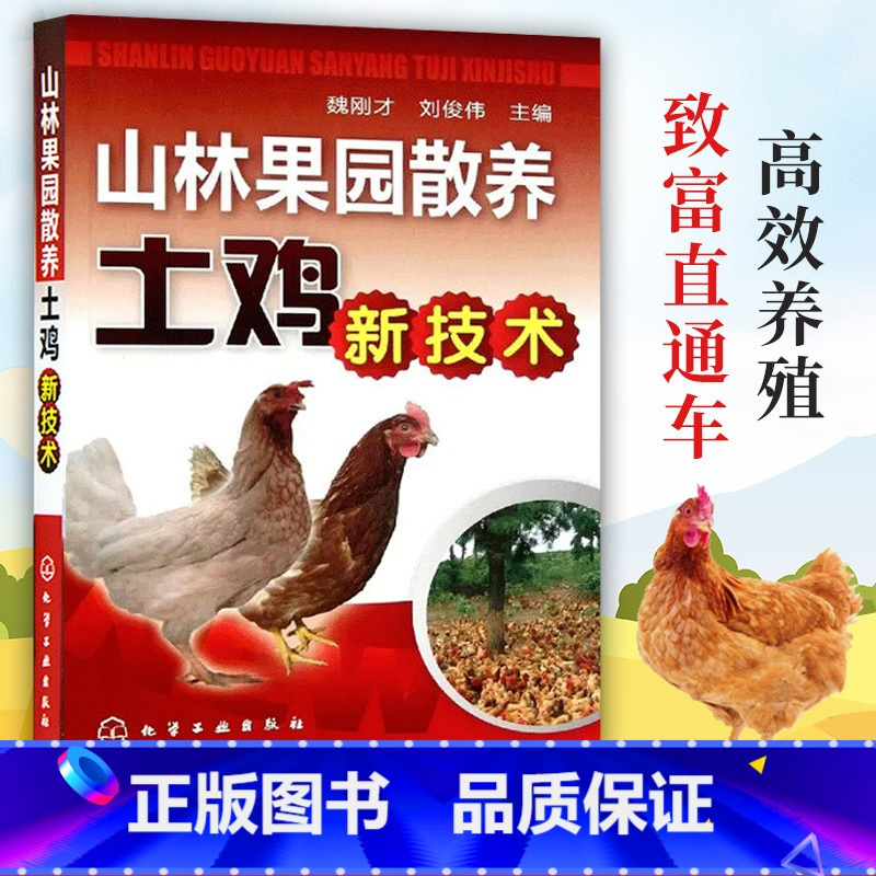 [正版]山林果园散养土鸡新技术 养鸡技术书及用药散养鸡饲料手册鸡病鉴别诊断图谱书籍大全蛋鸡肉鸡高效养殖配方教程土鸡仔防