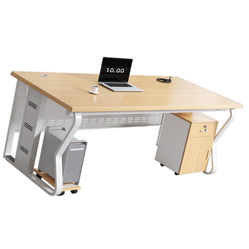 翼澜 木质电 脑桌 1.4m 张高清大图