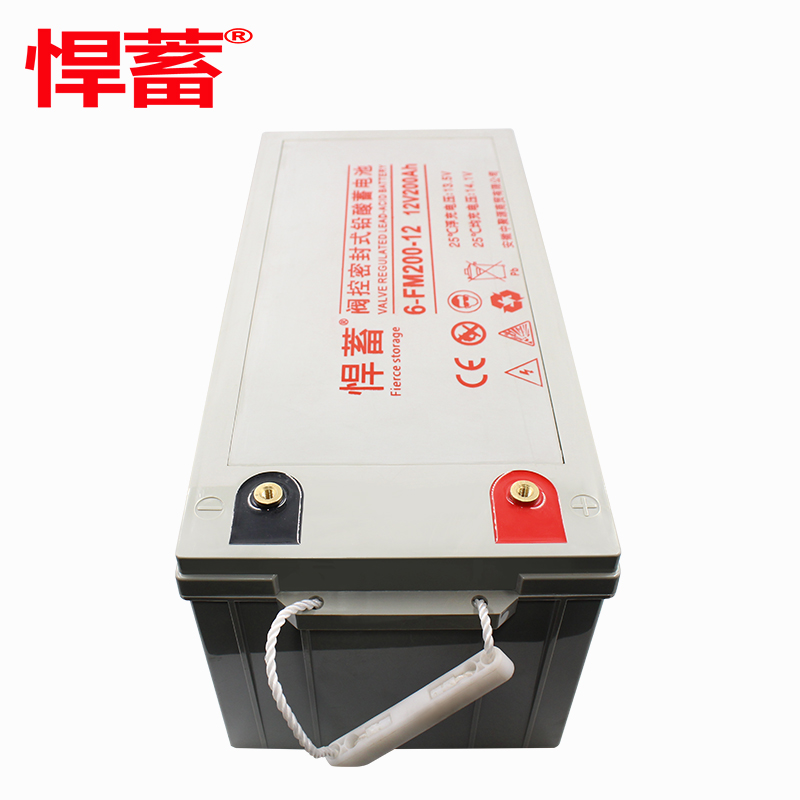 12V200AH阀控式铅酸蓄电池机房消防通讯EPS直流屏UPS电源6FM200-12高清大图