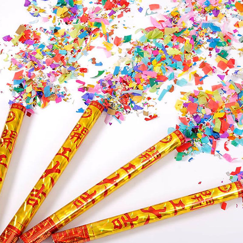 瑞仕兹礼炮彩带礼花筒手持结婚生日派对婚礼现场婚庆开业彩带喷彩礼花