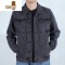 YANXU新款牛仔外套男宽松耐磨多口袋潮牌耐脏男装工装夹克牛仔衣