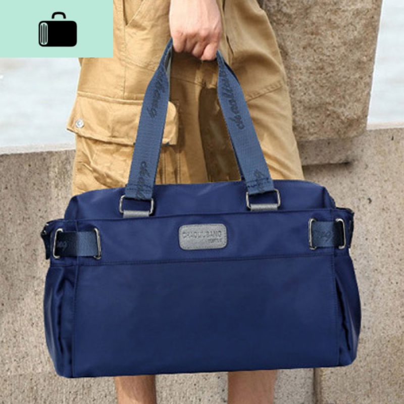 尼龙帆布韩版潮流男包商务休闲旅行包男士手提包单肩斜挎包包横款NEW LAKE男士斜挎包高清大图