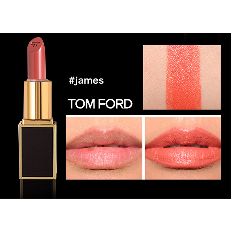 汤姆福特(Tom Ford)烈焰幻魅迷你唇膏 2g 19#James 多色TF黑金黑管口红唇膏 显色