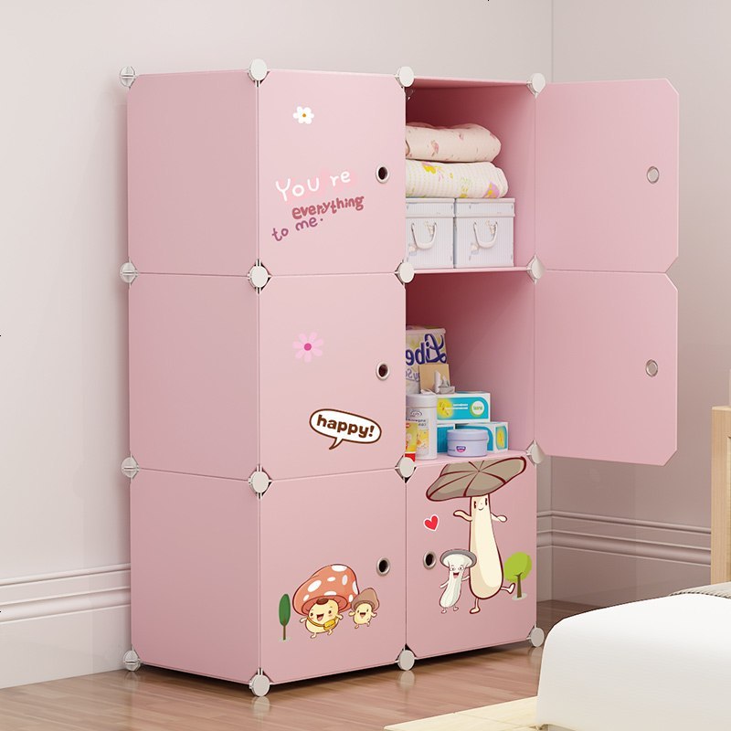简易收纳柜子储物柜自由组合抽屉式儿童衣收纳柜宝宝衣服整理柜