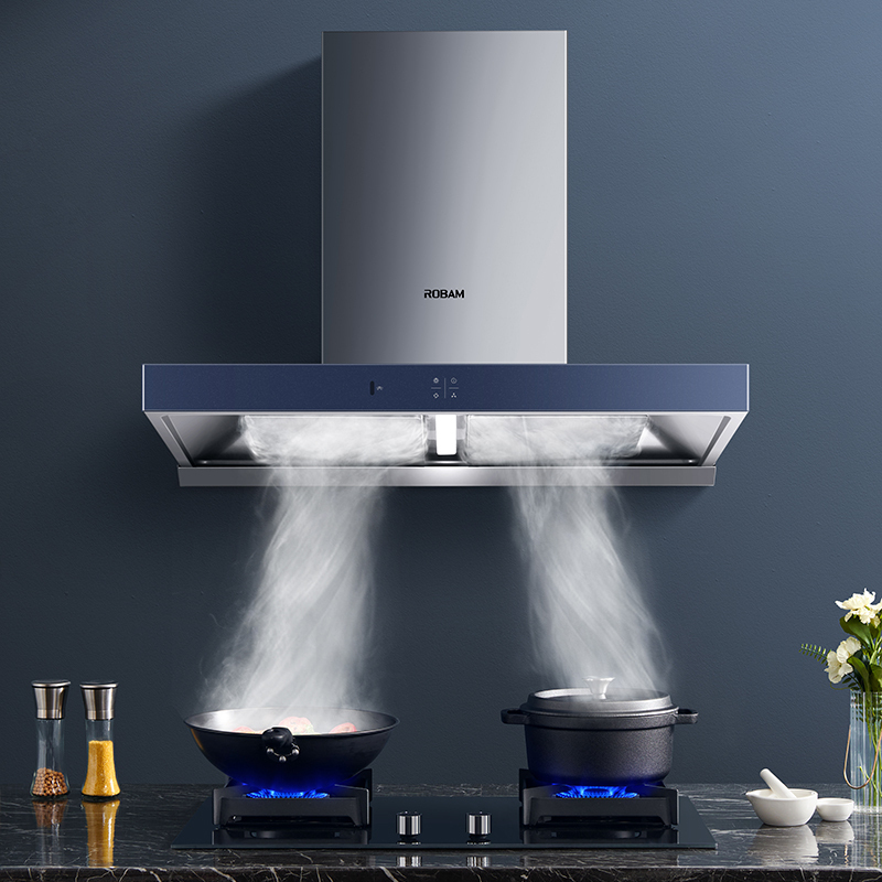 挥手智控22立方抽油烟机 5