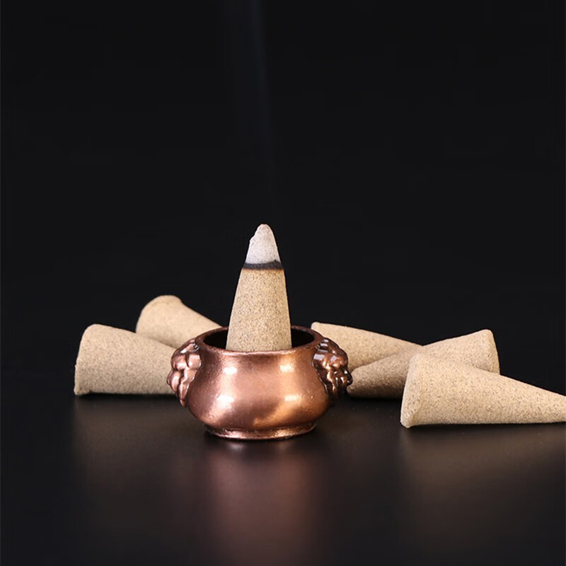 谋福 香檀 香花香熏香香粒倒流香艾草香锥香室内净化空气[塑盒铝盖香粒150粒(艾草)]高清大图