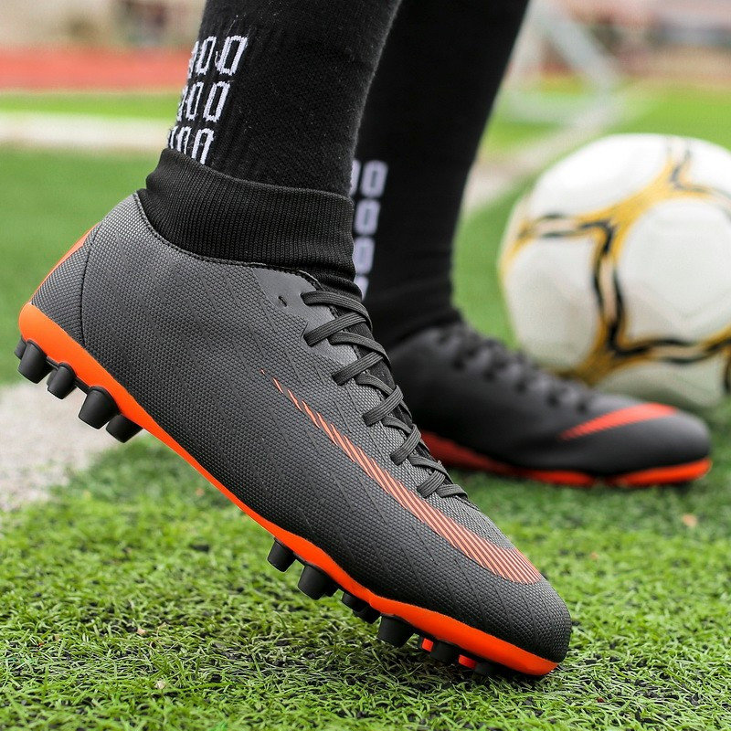 胶钉足球鞋钉子鞋成人足球球靴男ag长钉橄榄球鞋防滑专业草坪初学者
