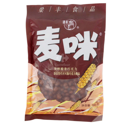 梁丰 牛奶麦咪巧克力100g 零食 特价