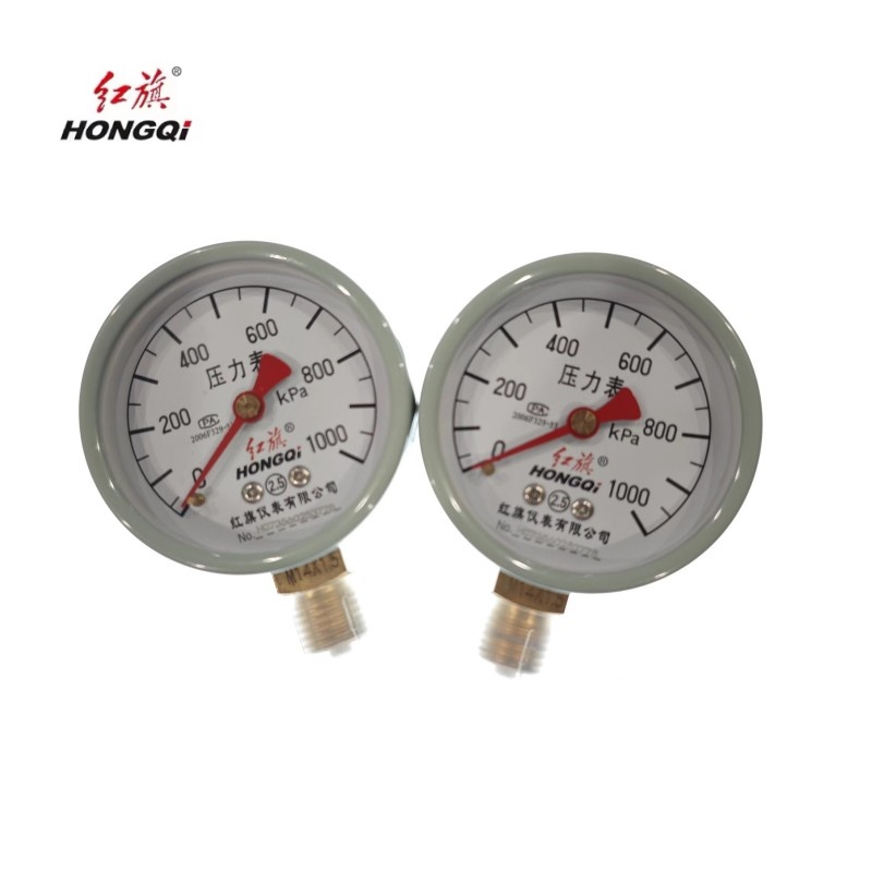 红旗 单针压力表定制检测款 Y60 1000KPA 块高清大图