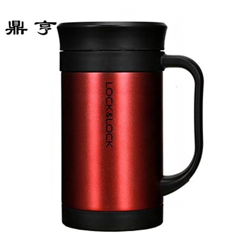 鼎亨 经典保温茶杯 水杯不锈钢过滤茶网 400ml