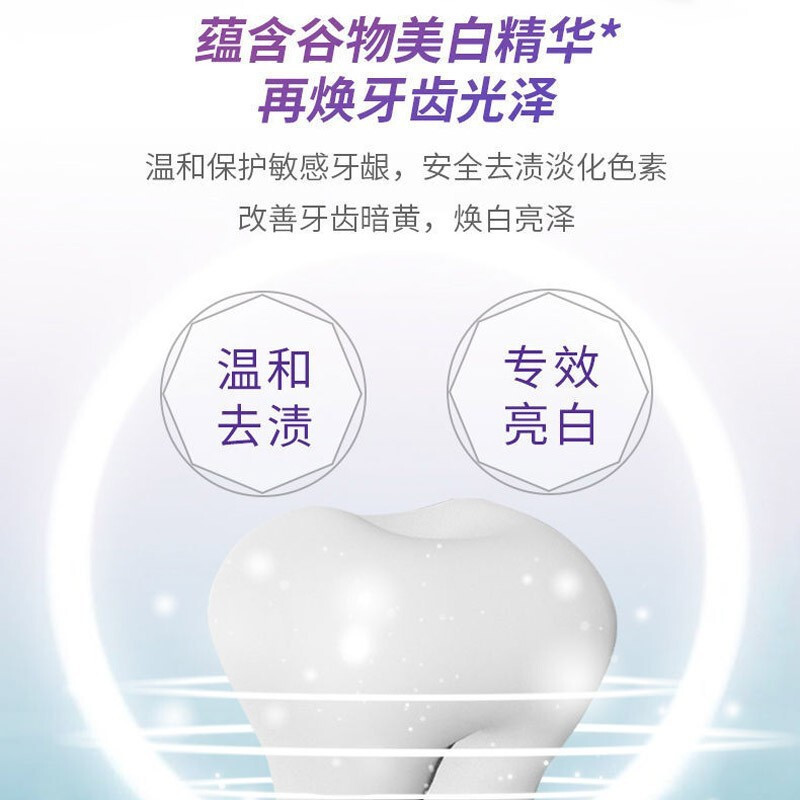 舒客+ 专研美白酵素牙膏120g鲜萃青柠高清大图