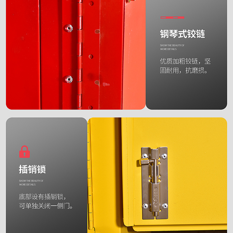 鑫金虎防爆柜30加仑114升安全柜E5 1090*460*1118mm高清大图