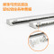 得力TP106 60cm夹单器 银白色免打孔插单器 卡单器厨房菜单外卖单子小票夹