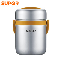苏泊尔(SUPOR)保温提锅高汤宝系列保温桶饭盒便当盒 1.5L蜜色