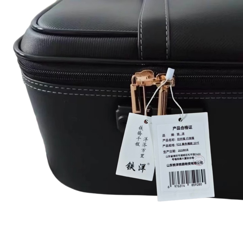 铁洋 拉杆箱 行李箱 933 黑色横款 20寸 个高清大图